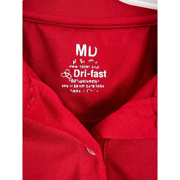 Rent-a-Center Red Polo Medium Polo Uniform Dri Fast Shirt Top Logo Rent Center - Picture 3 of 5